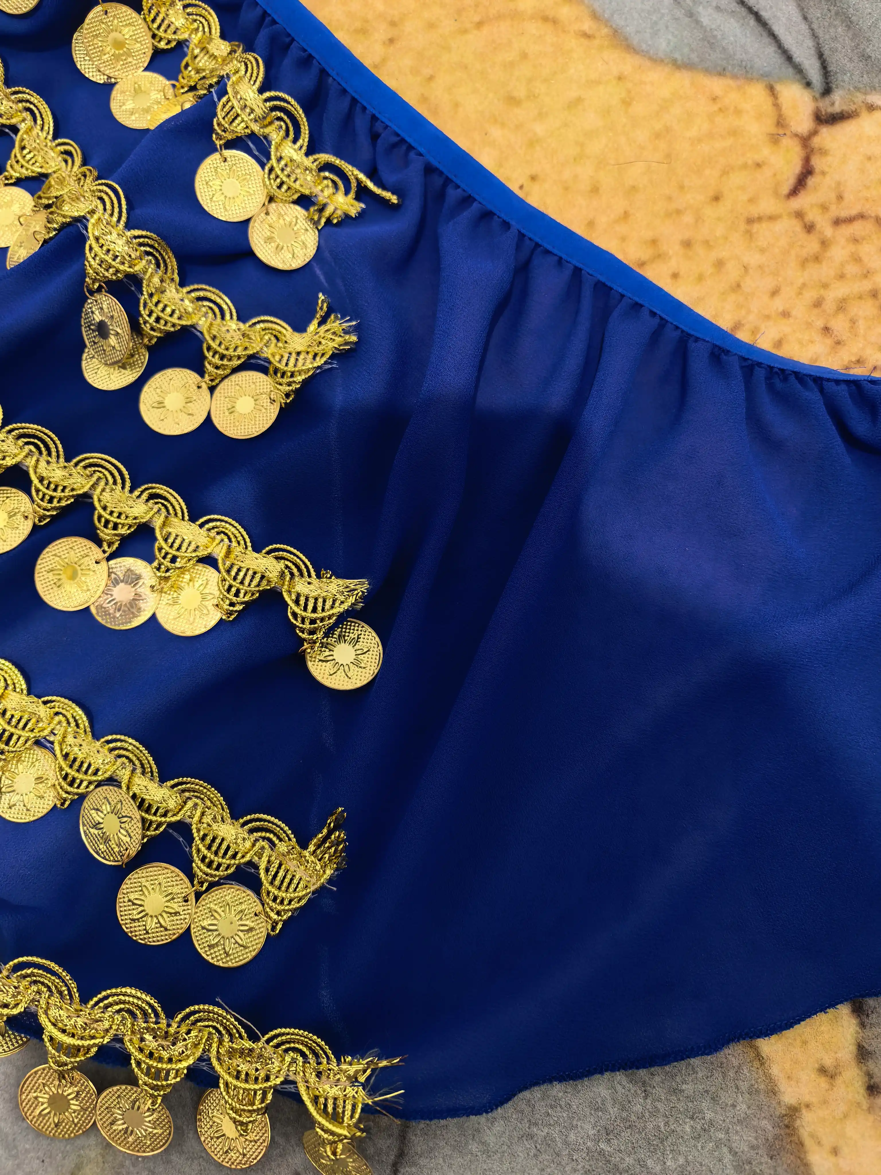 Tangachali arabskiy bel ro‘mol, belly dance uchun raqs aksessuari