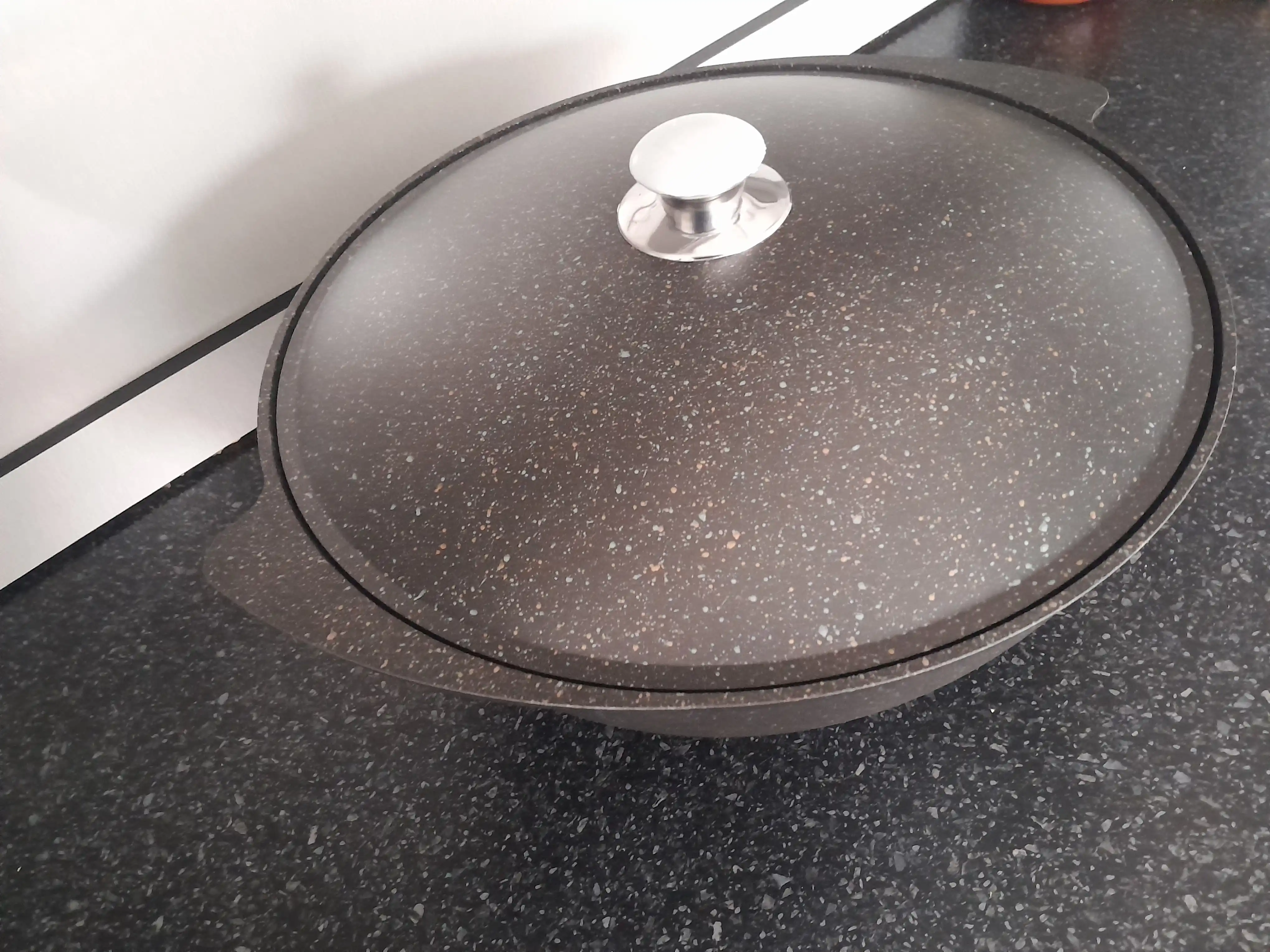 Казан для плова Kukmara, со стеклянной и не стеклянной крышкой, Granit Ultra 