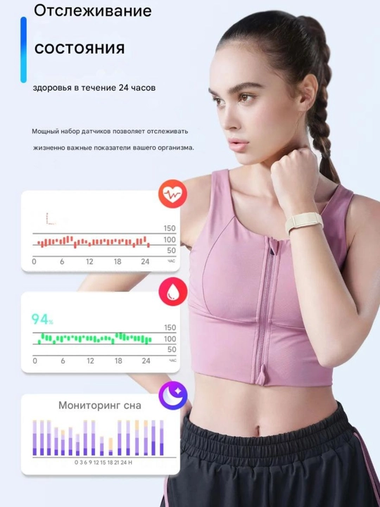 Фитнес-браслет Smart Bracelet — легкий удобный и с неограниченным доступом по подписке WHP