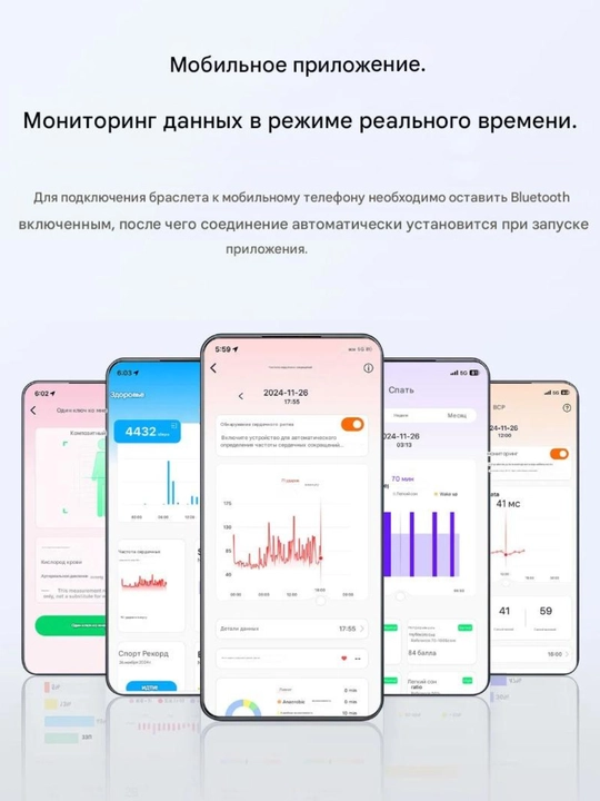 Фитнес-браслет Smart Bracelet — легкий удобный и с неограниченным доступом по подписке WHP