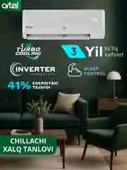 Кондиционер Artel Marvarid 12 Full DC Inverter, R32 Eco, Turbo Cool, Зима/Лето