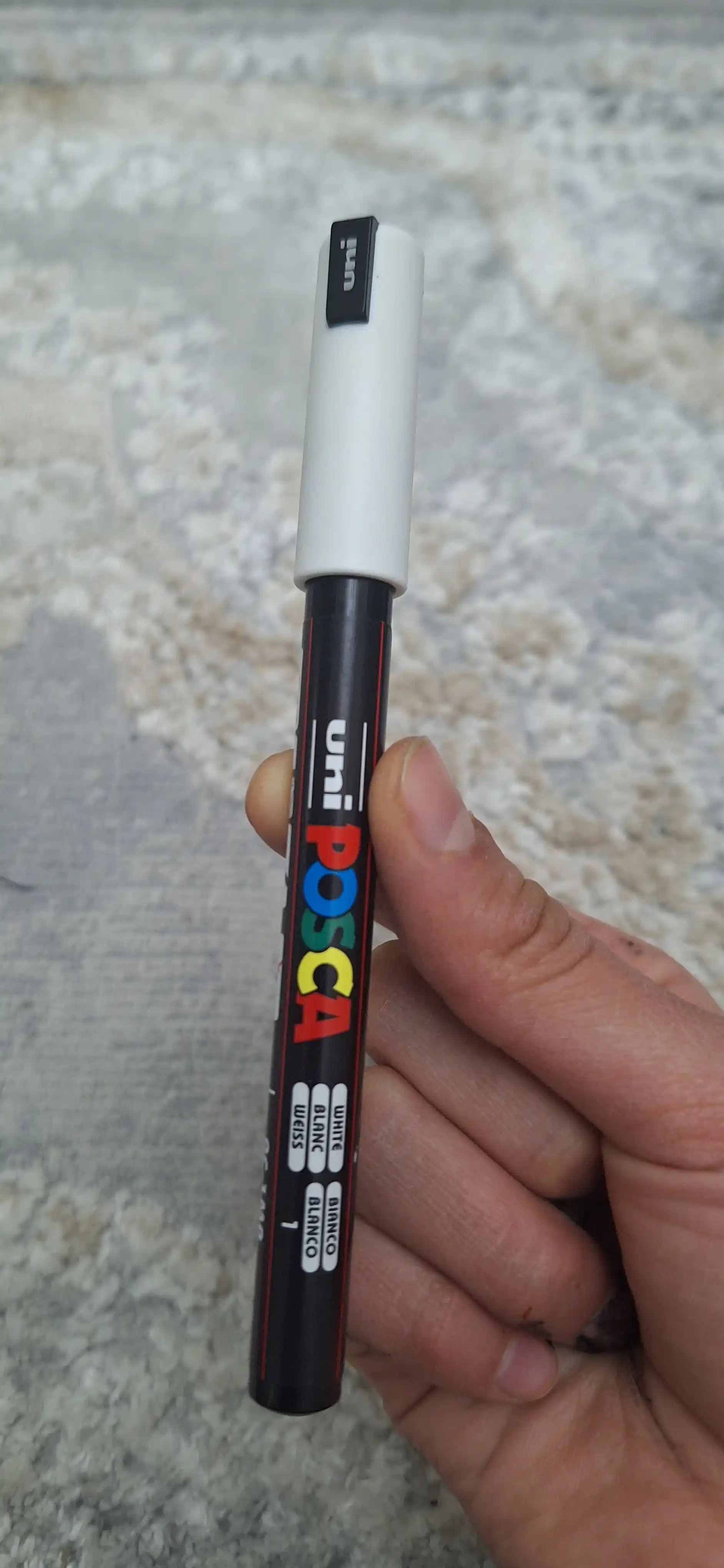 Маркер Uni POSCA PC-1MR, 0.7 мм, белый