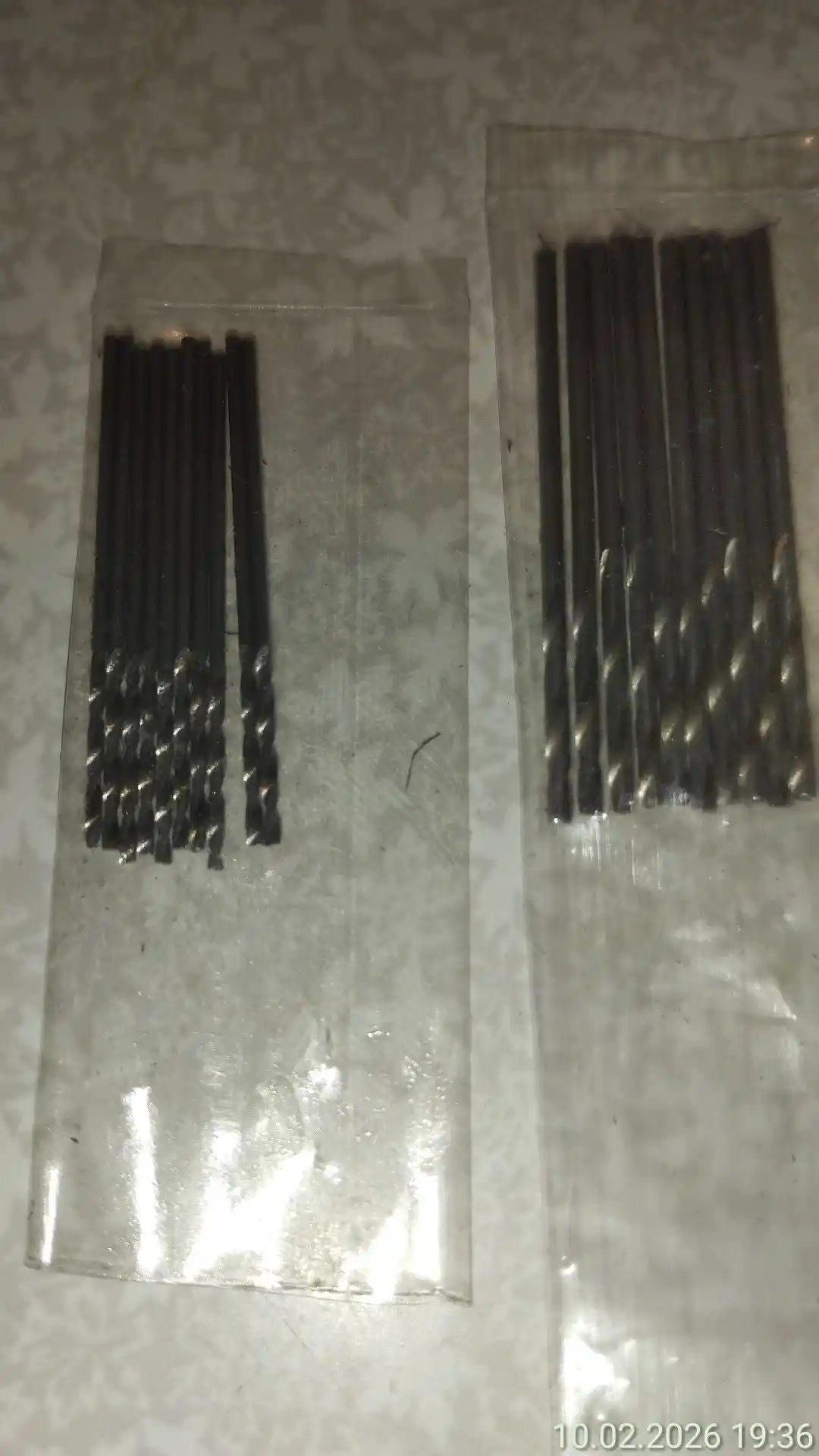 Yog‘och uchun burg‘ulash uchlari to‘plami 50 dona, 1–3 mm o‘lchamlar