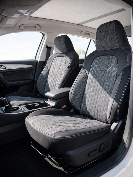 Для Chevrolet чехол для автомобильных сидений, дышащий, черно-серый