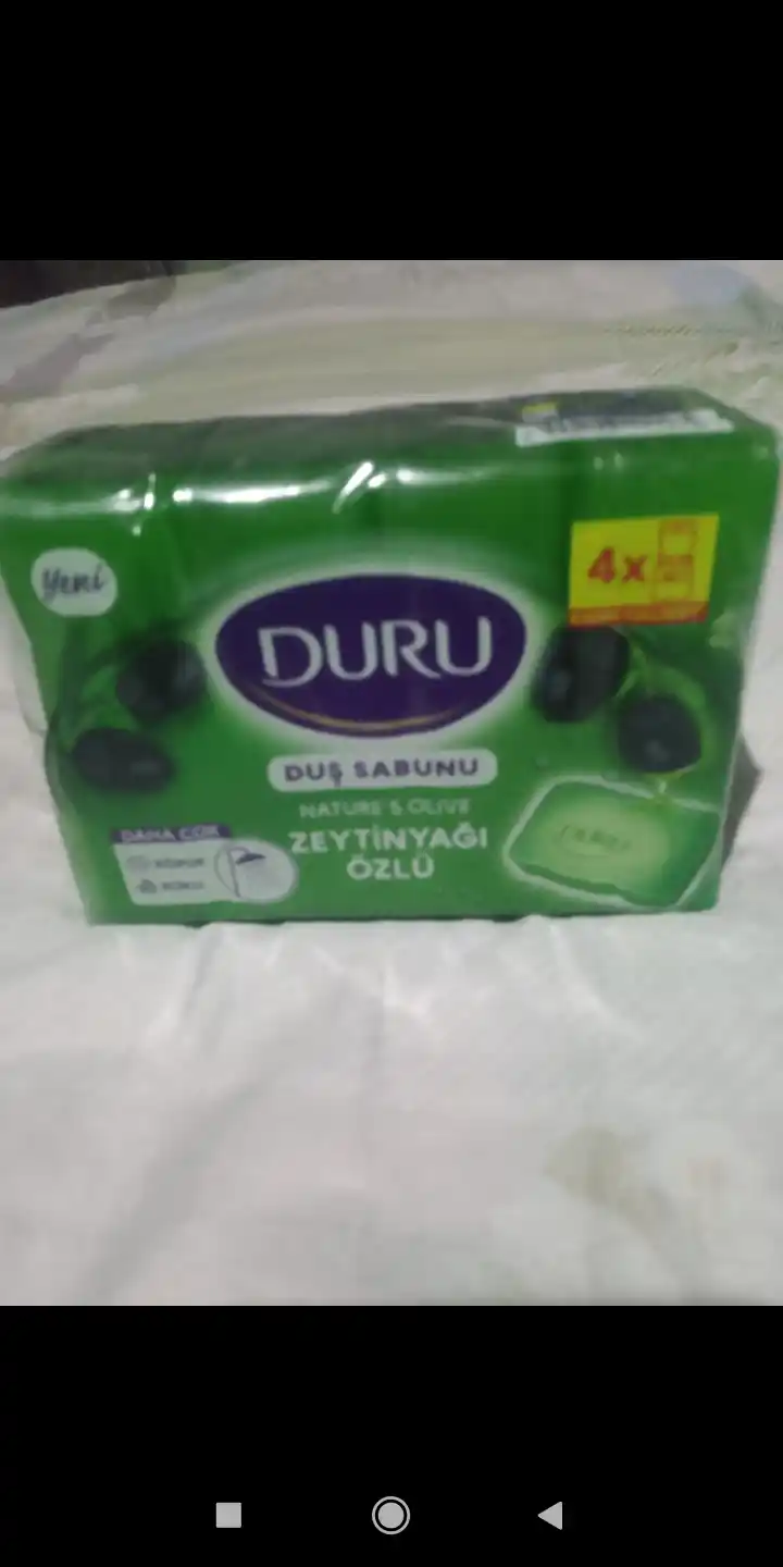 Мыло для душа Duru оливковое масло, 4шт, 600 гр