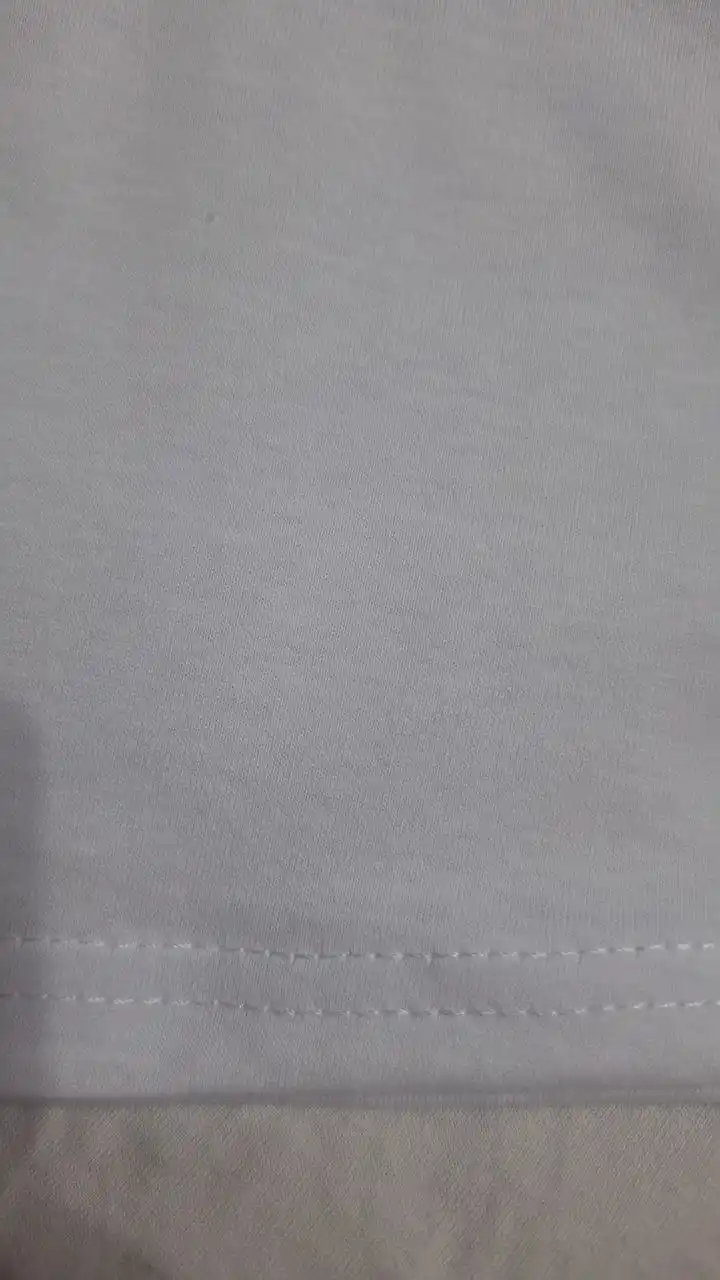 6 yoshdan 16 yoshgacha o'g'il bolalar uchun oq mayka, 100% paxta