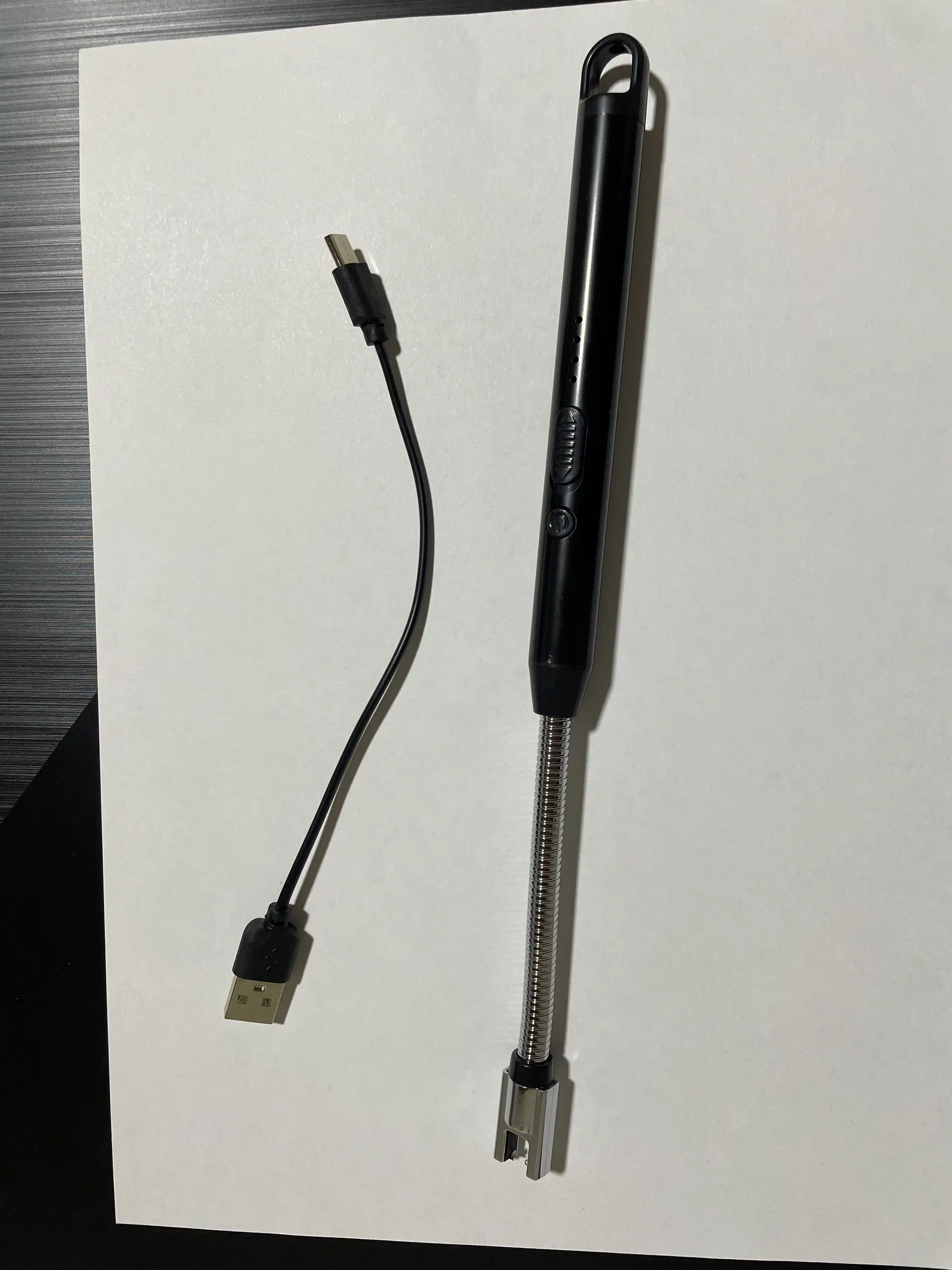 Oshxona plazmali zajigalkasi, USB qayta zaryadlanuvchi, 360 daraja, ko'p maqsadli