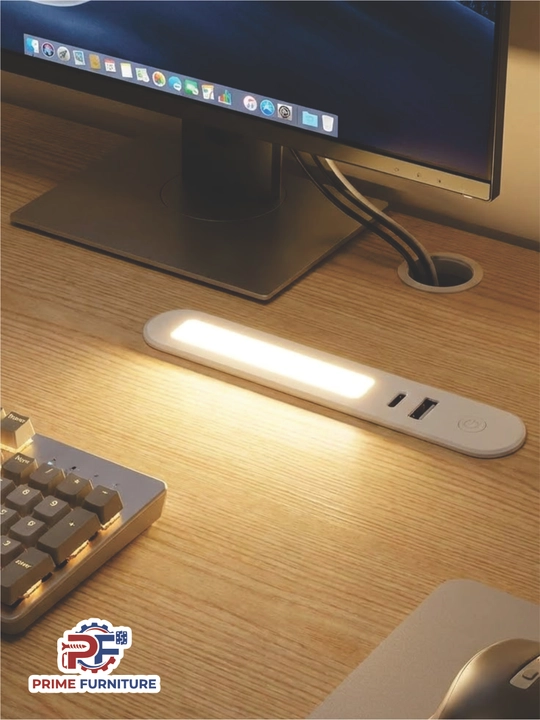 LED ночник с USB-портом для прикроватной тумбы и рабочего стола с 1 и 3 режимами освещения