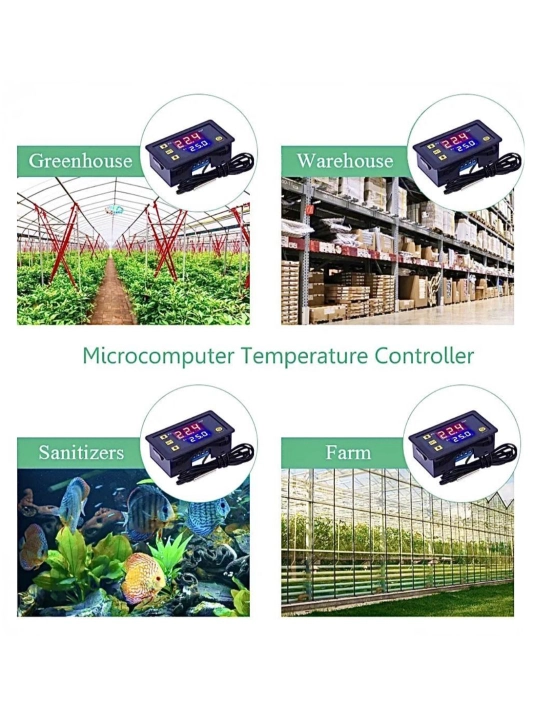 Терморегулятор, термостат W3230 DC 12V, 220V
