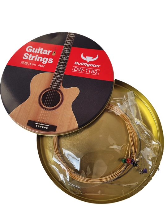 Akustik gitara torlari, 6+2, nano qoplamali, yorqin ovozli va sinishdan himoyalangan