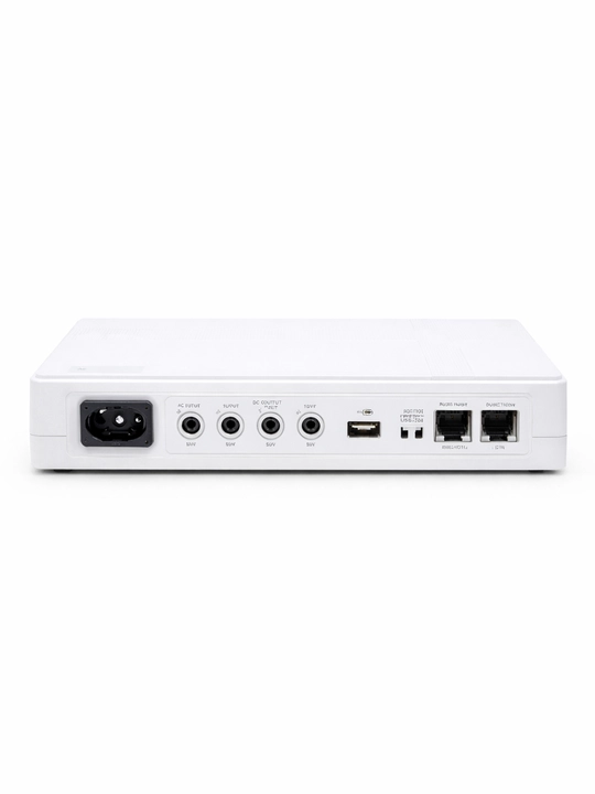 UPS Quvvat manbai Power Bank DC router va modem, 5V/9V/12V USB/POE portbatareya 10400 mAh