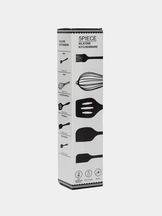 Silikonli oshxona to'plami, 5 ta buyum