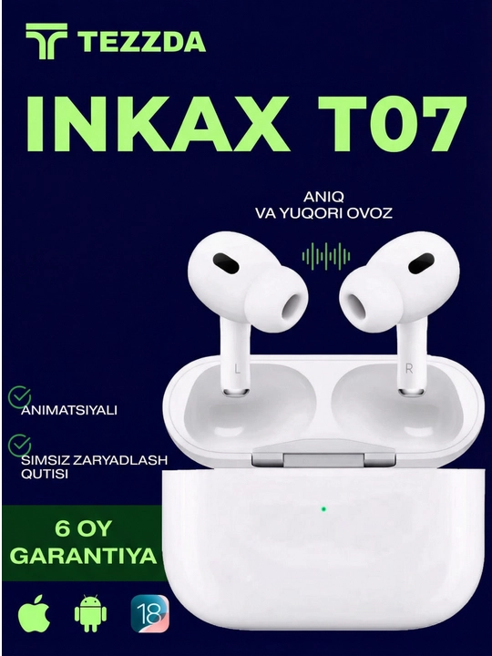 Наушники Headphone Pods Pro3 — удобные и надежные наушники - 