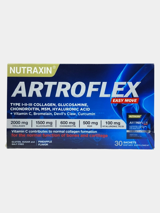 Nutraxin ARTROFLEX Easy Move kukuni, 30 ta sashe (30 porsiya)