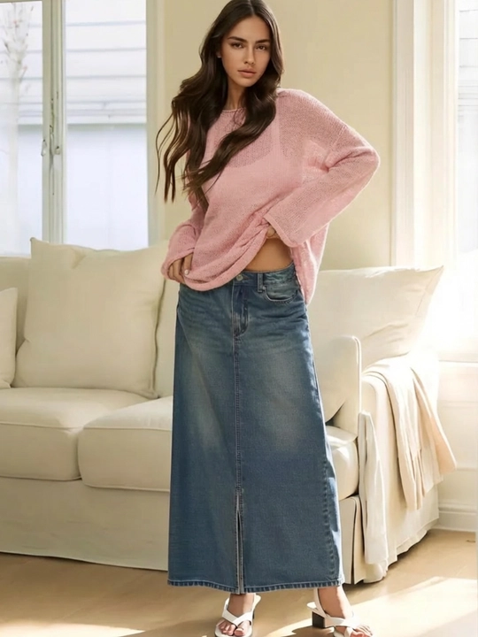 Лонгслив женский, кофта в сетку, свитер женский, oversize  для осенне - зимнего сезона