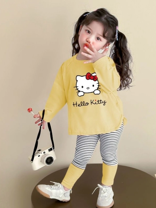 Комплект домашней одежды для девочек, Hello Kitty, из двух предметов