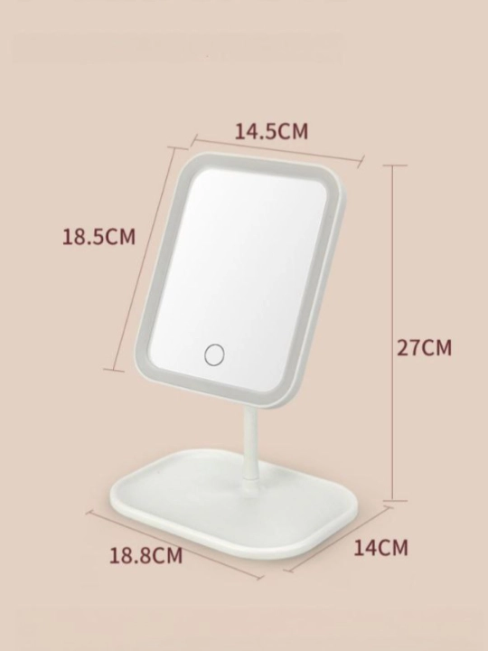 Led sensorli kosmetik oyna, 3 xil  rejimi, 5X kottalashtiruvchi makyaj oynasi, USB +sovg'a