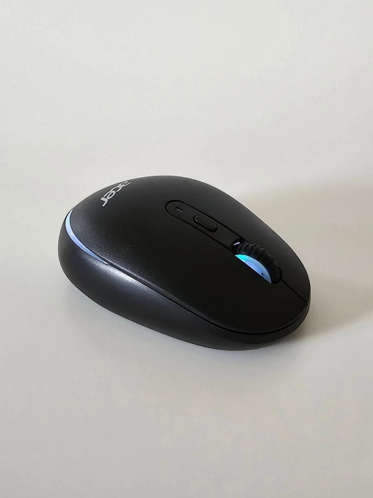 Simsiz kompyuter mini-sichqonchasi ACER, 2 rejim Bluetooth +2.4G, RGB orqa yorug'lik bilan