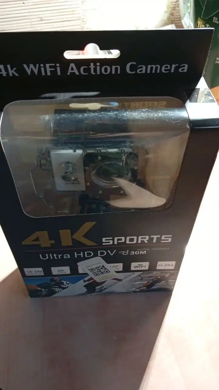 Экшн камера Ultra HD 4K для съемки, DV-камера 4K с управлением WIFI, водонепроницаемая