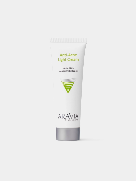 Крем-гель для лица ARAVIA PROF ANTI-ACNE корректирующий для жирной и проблемной кожи 50 мл - 
