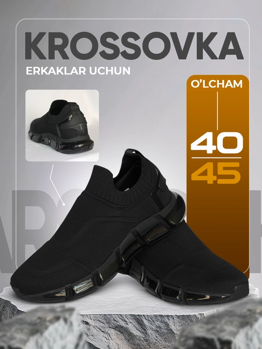 Krossovkalar erkaklar uchun Tods, o‘lchami 40-45, 1 razmer katta olish tavsiya etiladi