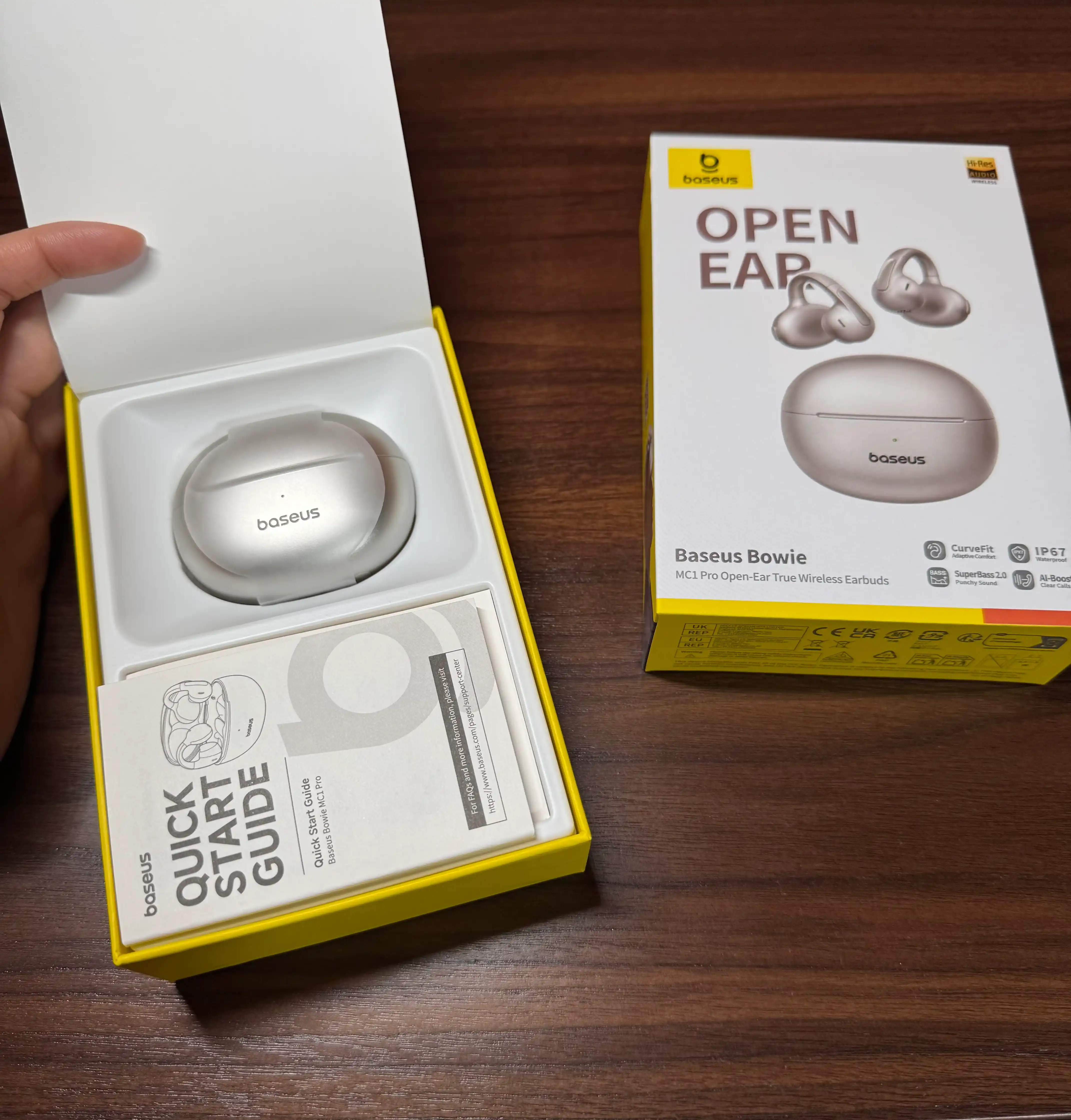 Simsiz quloqchinlar Baseus Bowie MC1 Pro Open-Ear TWS Earbuds