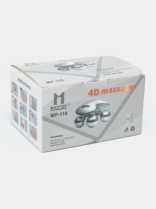 Лифтинг массажер для лица и тела, роликовый ручной 3D & 4D массажер 