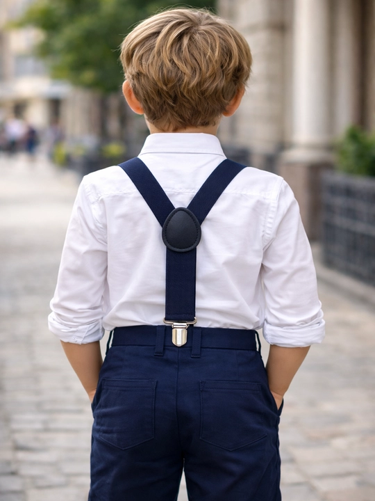 Детские подтяжки в полоску 3–8 лет