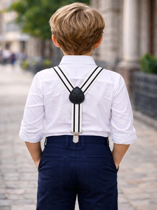 Детские подтяжки в полоску 3–8 лет