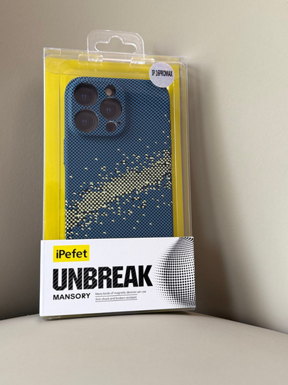 Karbon dizaynli iPhone g‘ilof – zarbaga chidamli va himoyali Case, 12-17 Pro, Pro Max