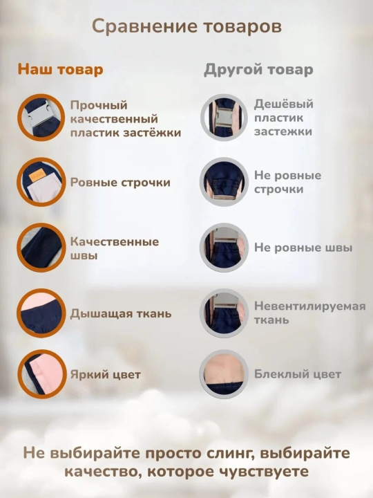 Рюкзак-слинг, сумка кенгуру для переноски ребенка, эргорюкзак, сумка-хипсит