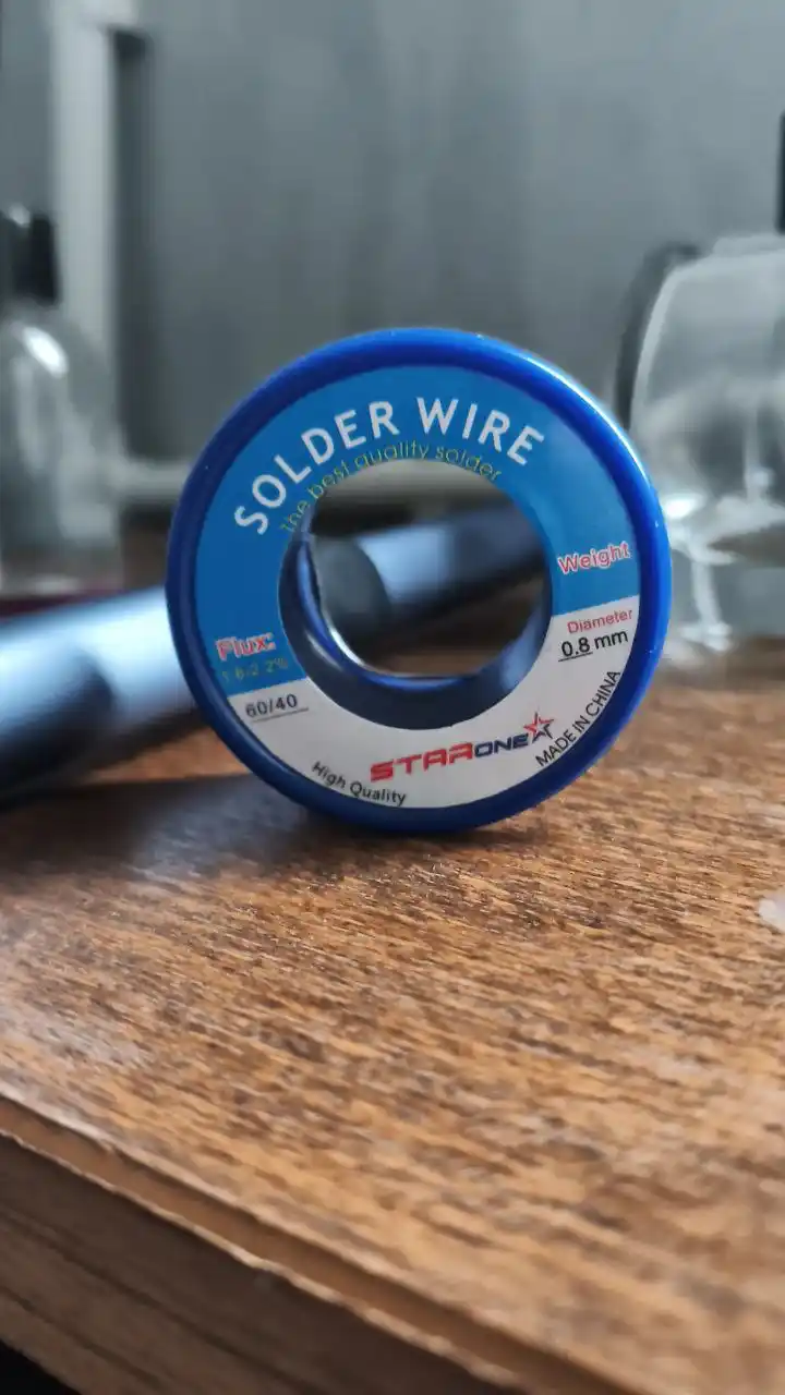 Solder Wire payvandlash simi, 0.8 mm 63% qalay
