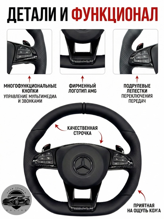Mercedes-Benz C-Class AMG Rul W205 Tiptronik, Black Piano