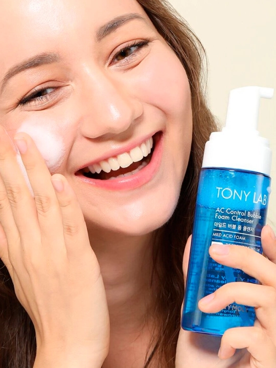 Пенка для умывания Tony Moly lab ac control bubble foam 150мл