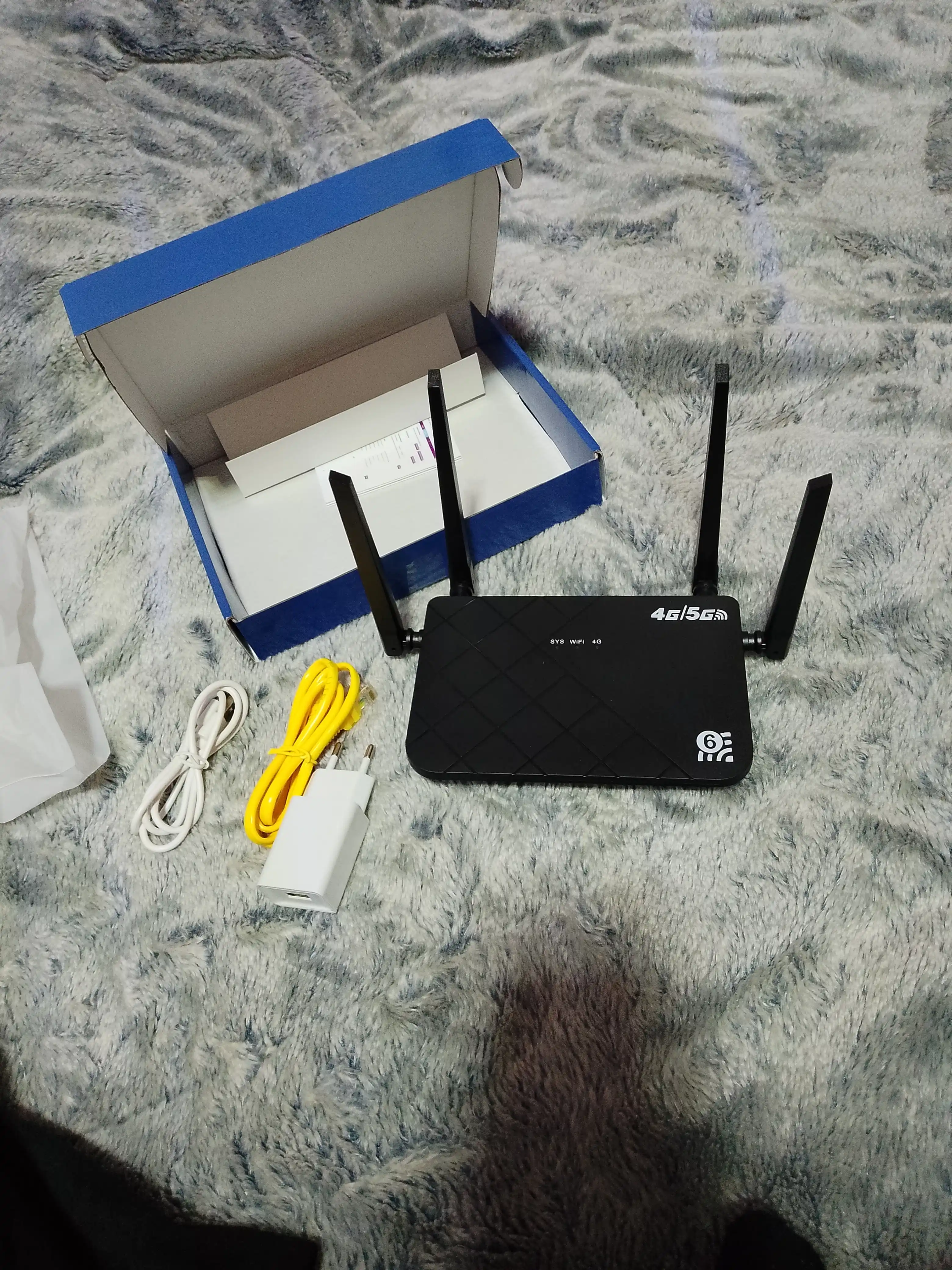 Wi-Fi router CPE, 3G, 4G+, SIM karta bilan ishlidi