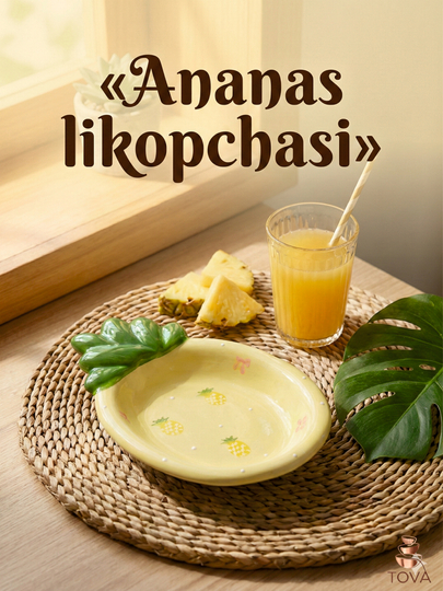 "Tabiat ne'matlari" keramik likopchalari - 