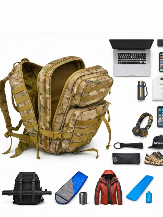 Maxsus kuchlar taktik ryukzagi SpecialForce, mustahkamlangan, MOLLE tizimi bilan