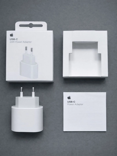 20W zaryadchik, adapter Type-C Samsung, iPhone, Xiaomi va boshqa qurilmalar uchun