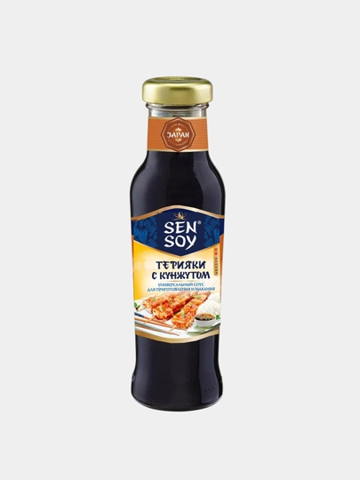 SEN SOY Соус столовый «Терияки» с кунжутом, стеклянная бутылка, 320 г — РЕМУЛАД-SJDGVC