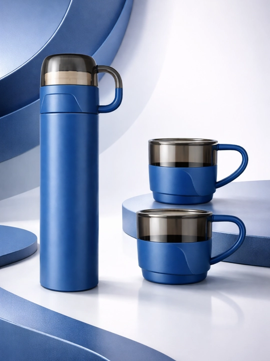 Termos sovg'abop to'plam, 2 ta qo'shimcha chashka bilan, 500 ml