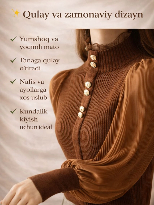 Ayollar svitеrlari, bahor uchun, standart o'chamda, ish, o'qish va ofis uchun, Xitoy