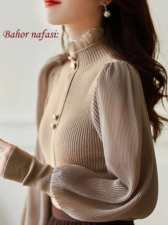 Ayollar svitеrlari, bahor uchun, standart o'chamda, ish, o'qish va ofis uchun, Xitoy