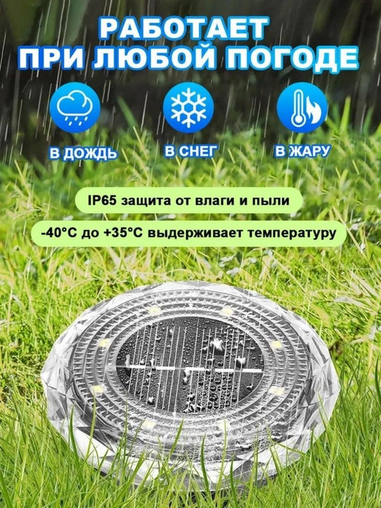 Quyosh batareyali bog‘ chirog‘i, 8 LED, avtomatik yoqish, issiq yorug‘lik, 8 dona