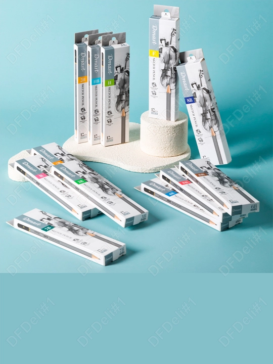 Карандаш для скетчинга 12 шт. F EC392-F Deli, 392-F-EC