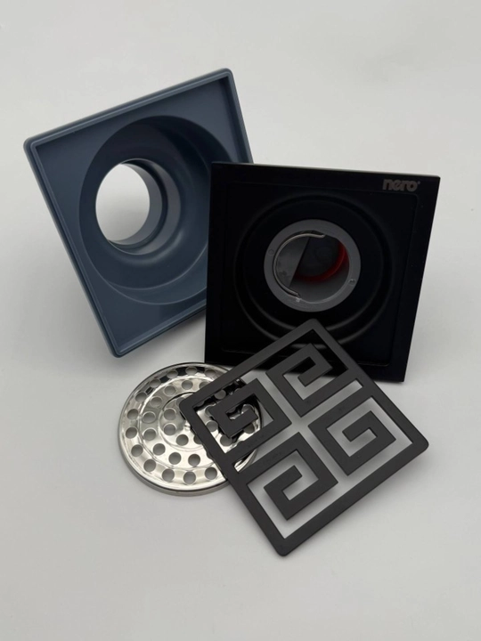 Nero Black Edition 10x10 sm o'lchamdagi dush drenaji har bir detalda uslub va ishonchlilikni taqdim etadi.