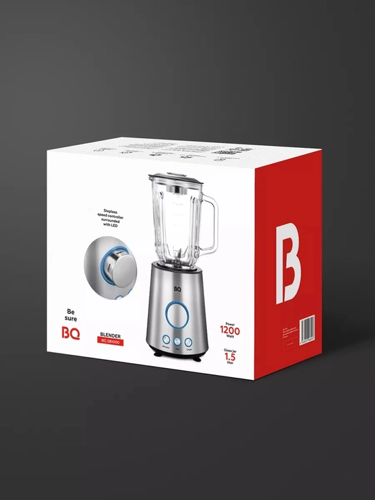 Стационарный блендер BQ SB1000,мощноть 1200Вт,объем чаши  1,5л,макс скорость 20000об/мин