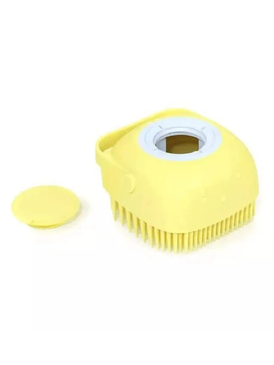 Dispenserli silikon mochalka, dush massaj cho'tkasi, peeling, bolalar va kattalar uchun