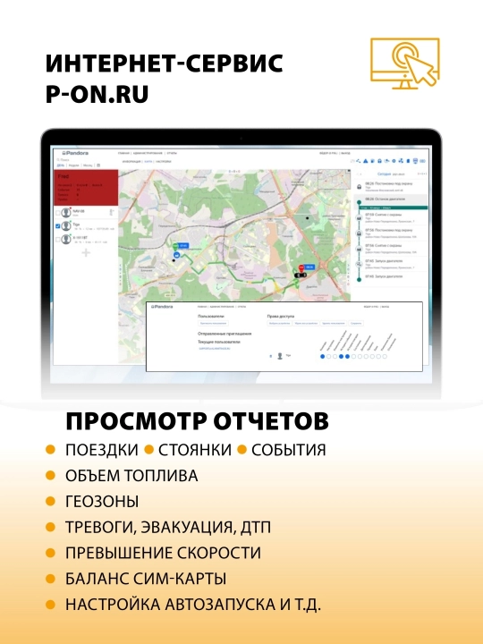 Автосигнализация Pandora VX-4G GPS V3