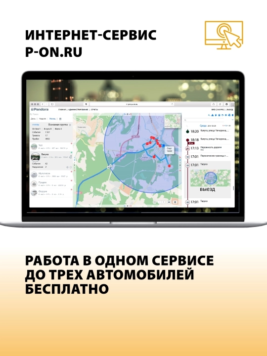 Автосигнализация Pandora VX-4G GPS V3