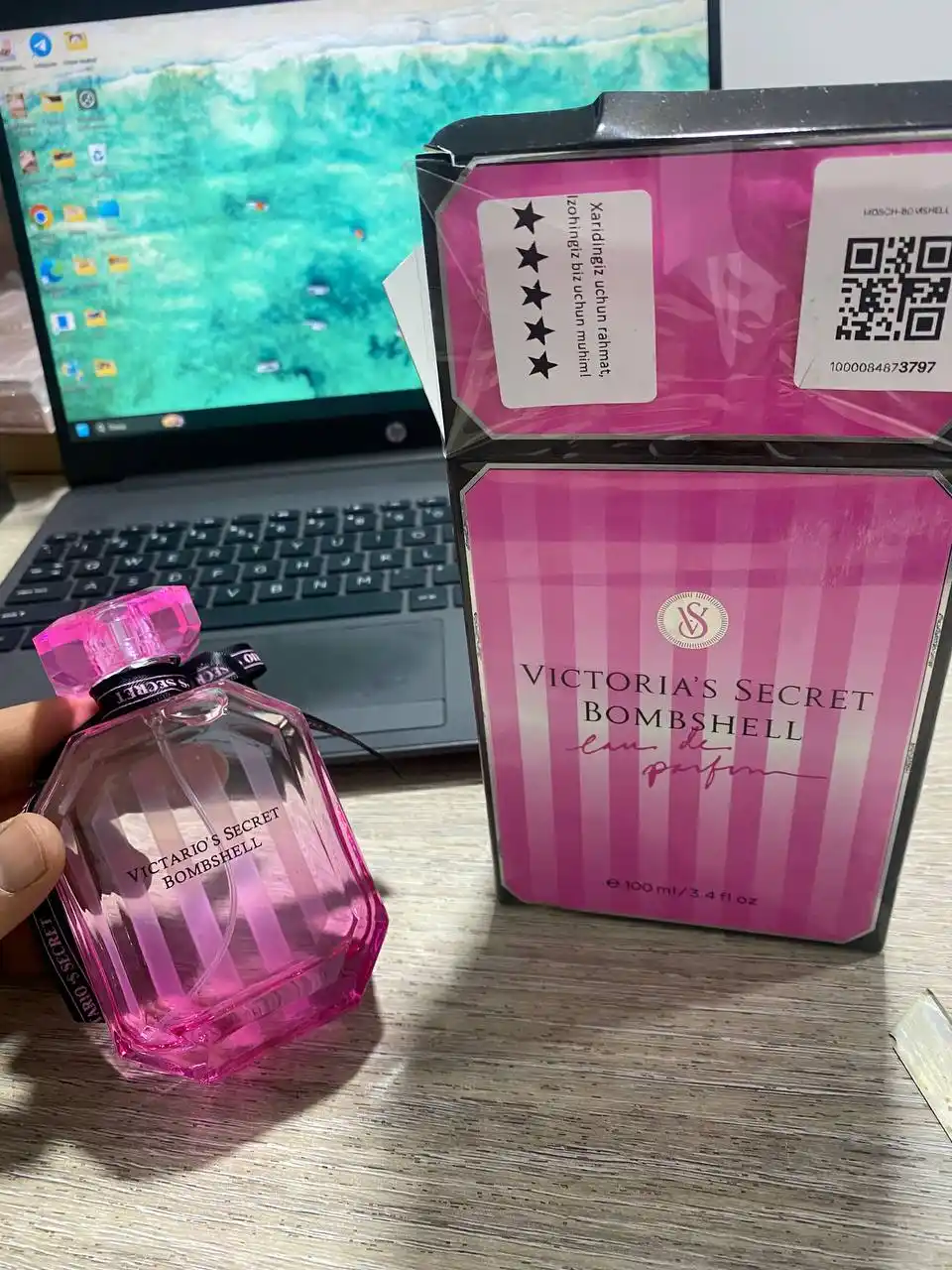 Ayollar uchun parfyumlangan suvi Victoria’s Secret Bombshell, ayollar uchun sovg’a, 100 ml